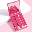 New Travel 5-piece Mirror Box Makeup Brush Set Portable Multi-functional Powder Brush Blush Brush Beauty Tool