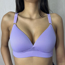 Sutiã Top Fitness com Bojo Alças Reguláveis 100% Algodão