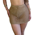Saia De Praia Crochê Tricot