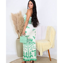 Vestido Tomara Que Caia Longo Inspiração Fame Midi Tendência Verão Tropical