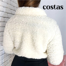 Casaco Teddy De Pelinho Jaqueta Curta Feminina Inverno e Frio Estilo - Varias Estampas