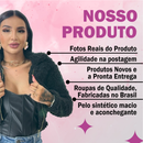 Casaco Teddy De Pelinho Jaqueta Curta Feminina Inverno e Frio Estilo - Varias Estampas
