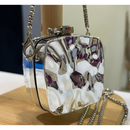 Bolsa Acrilico Espelhada Quadrada