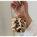 Bolsa Acrilico Espelhada Quadrada