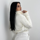 Casaco Teddy De Pelinho Jaqueta Curta Feminina Inverno e Frio Estilo - Varias Estampas