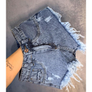 Short Jeans Feminino Cintura Alta
