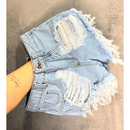Short Jeans Feminino Cintura Alta