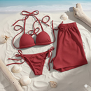 Kit Biquíni e Shorts Canelado