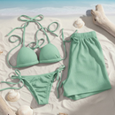 Kit Biquíni e Shorts Canelado