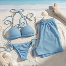 Kit Biquíni e Shorts Canelado